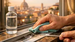 Alcol per i binari delle finestre: il trucco veloce che migliora pulizia e scorrimento